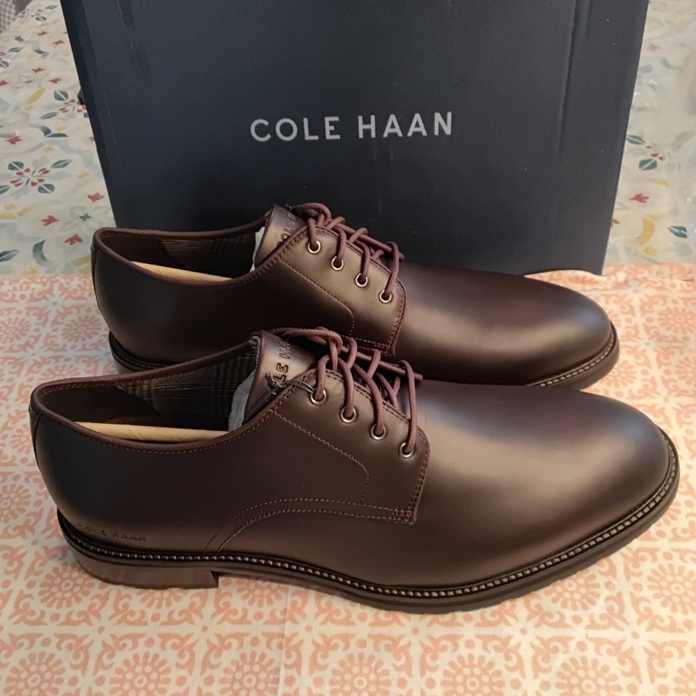 Cole Haan Men's Brown Leather Shoes - Picture 3 of 6